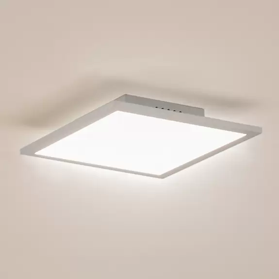 Lampenwelt Lindby LED-Panel Enhife, weiß, 29,5 x 29,5 cm, Aluminium Letzte 3 Tage