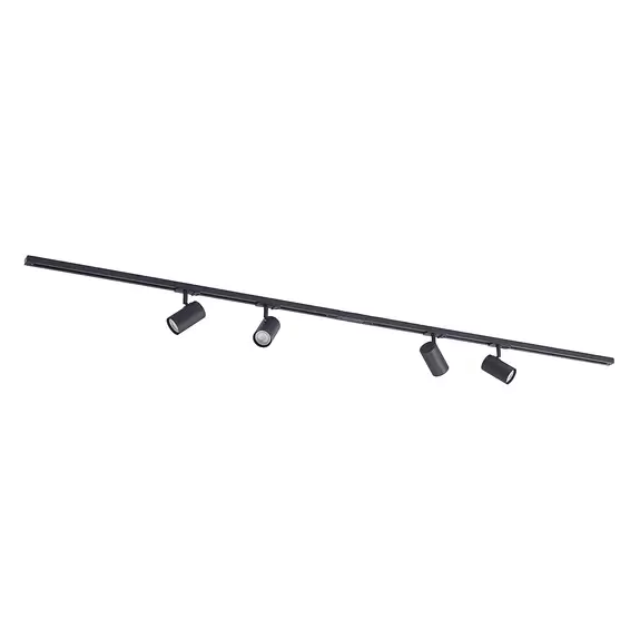 Lampenwelt Lindby 1-Phasen-Schienensystem Linaro GU10 schwarz 4 x 10 W Bis zu 50% Rabatt
