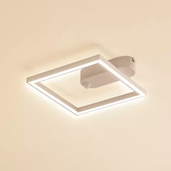 Lampenwelt Lindby LED-Deckenleuchte Yulla, weiß, Bewegungsmelder Verkauf