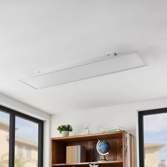 Lampenwelt Lindby Quais LED-Panel 4.000K, 30x120 cm Versandkostenfrei