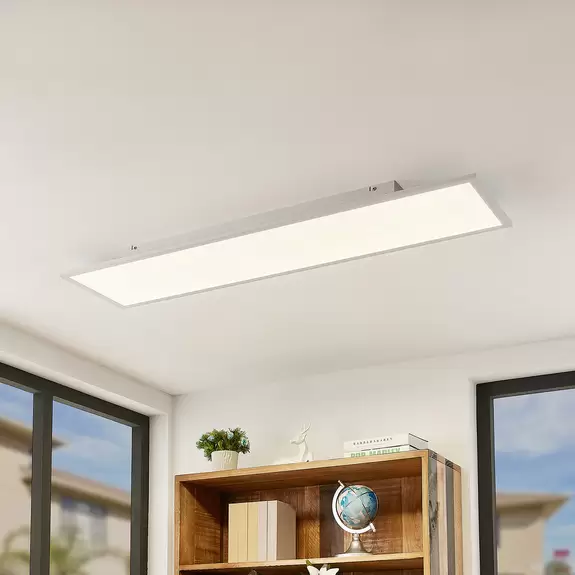 Lampenwelt Lindby Quais LED-Panel 4.000K, 30x120 cm Versandkostenfrei