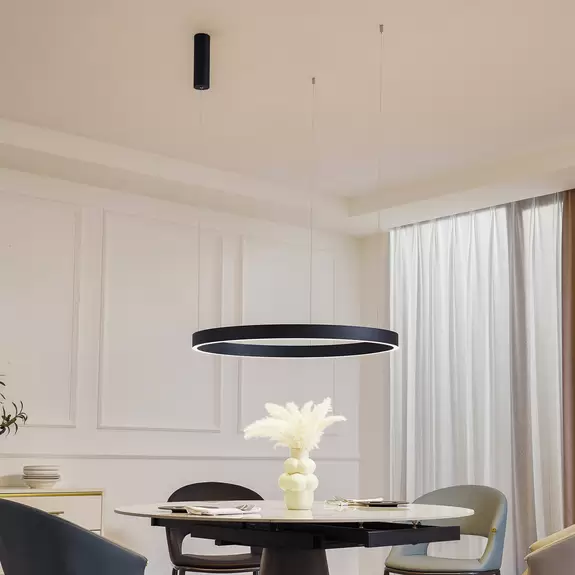 Lampenwelt Arcchio Answin LED-Hängeleuchte 49 W schwarz Black Friday