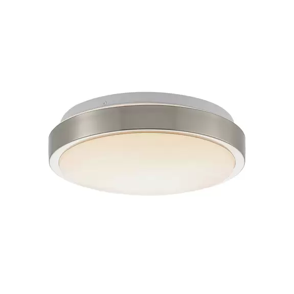 Lampenwelt Lindby Camille LED-Sensor-Deckenlampe Ø26cm nickel Muttertagsangebot