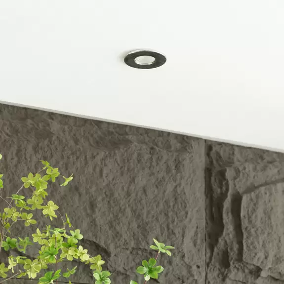 Lampenwelt Arcchio Elmon LED-Einbauleuchte, IP65, chrom Räumungsverkauf