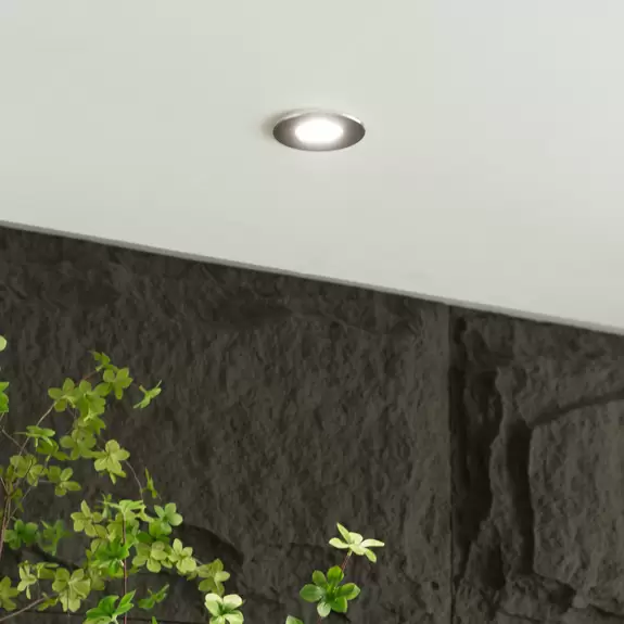 Lampenwelt Arcchio Elmon LED-Einbauleuchte, IP65, chrom Räumungsverkauf