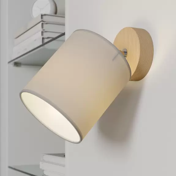 Lampenwelt Wandspot Corralee, grau, einflammig JETZT KAUFEN