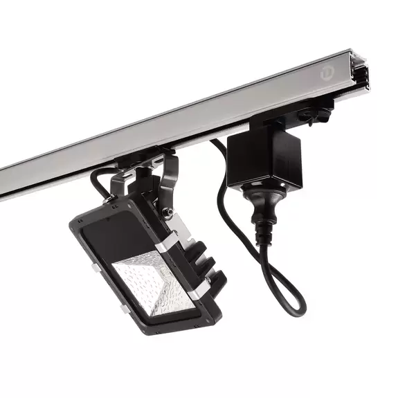 Lampenwelt D Line Steckdosenadapter 3-Phasen-Schiene schwarz 50% Rabatt mit kostenlosem Versand
