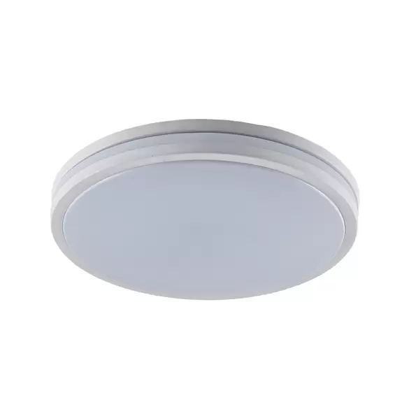Lampenwelt LED-Deckenlampe Arnim in Weiß, runde Form, IP44 Outlet