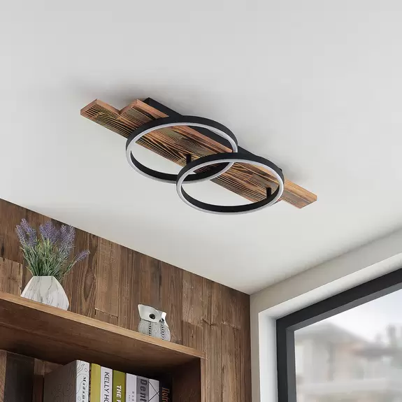 Lampenwelt Lindby Sentoa LED-Deckenleuchte, zweiflammig im Angebot
