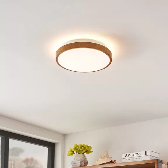 Lampenwelt Lindby Mendosa LED-Deckenleuchte, rund Weihnachtsangebot