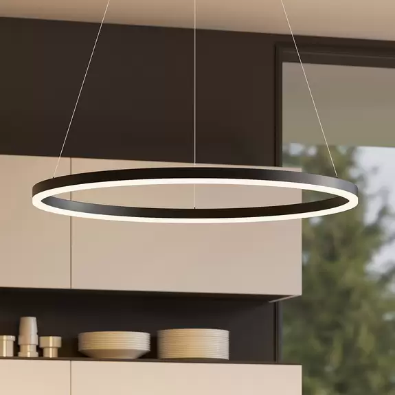 Lampenwelt Arcchio Albiona LED-Hängeleuchte, 1 Ring, 80 cm Valentinstagsangebot