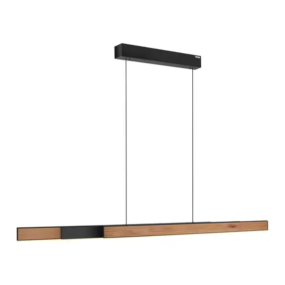 Lampenwelt PURE LED-Hängeleuchte Moto-Rise, holzfarben, Aluminium, CCT Neueste Mode