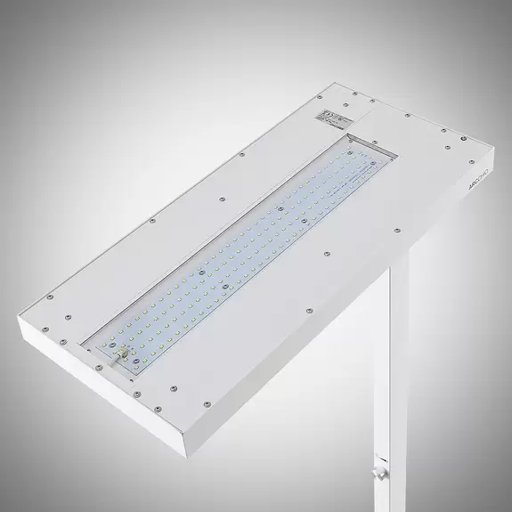 Lampenwelt Arcchio LED-Stehleuchte Logan Pro, weiß, Sensor, dimmbar Blitzangebot