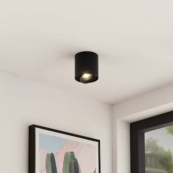 Lampenwelt Arcchio Walza Downlight, GU10, schwarz Rabatt