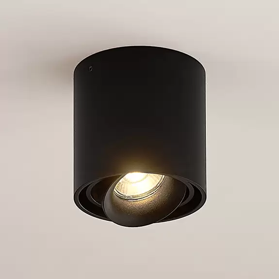 Lampenwelt Arcchio Walza Downlight, GU10, schwarz Rabatt