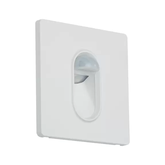 Lampenwelt Paulmann Wall Einbauleuchte mit Sensor, weiß eckig Saisonale Angebote
