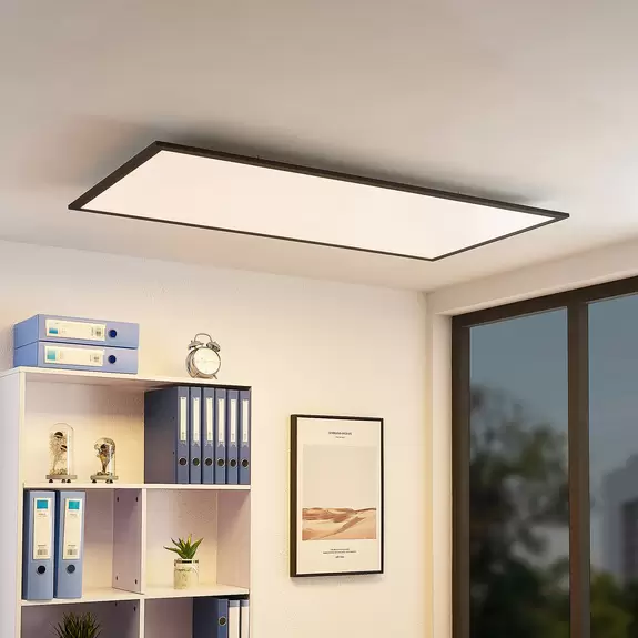 Lampenwelt Lindby Nelios LED-Deckenlampe, 4000K 120 x 60 cm Limitierter Zeitrabatt
