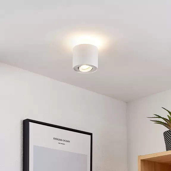 Lampenwelt Arcchio Walisa Deckenlampe, rund, weiß Weihnachtsangebot