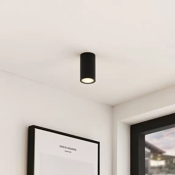 Lampenwelt Arcchio Olivir Downlight, rund, GU10, schwarz Exklusive Angebote