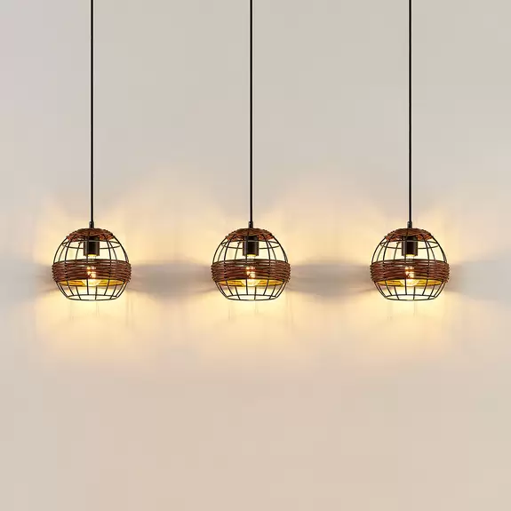 Lampenwelt Lindby Kaska Pendelleuchte, dreiflammig Discount Store für neue Produkte