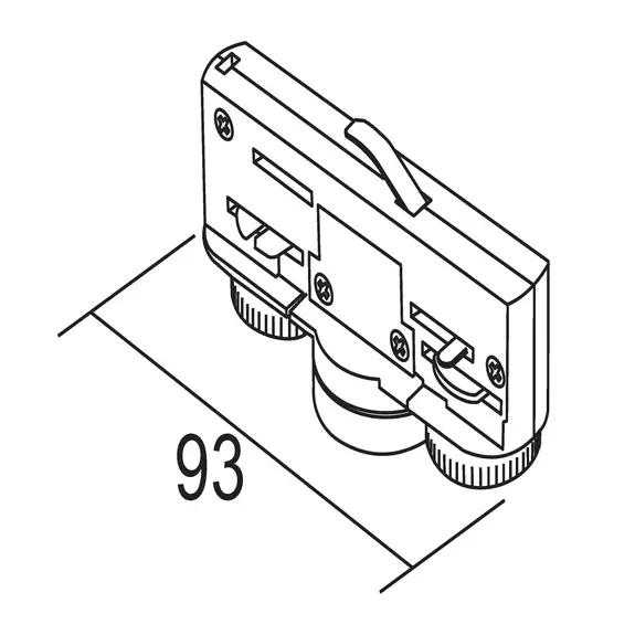 Lampenwelt Ivela Adapter 3-Phasen 220-240V 10kg, weiß Riesige Rabatte