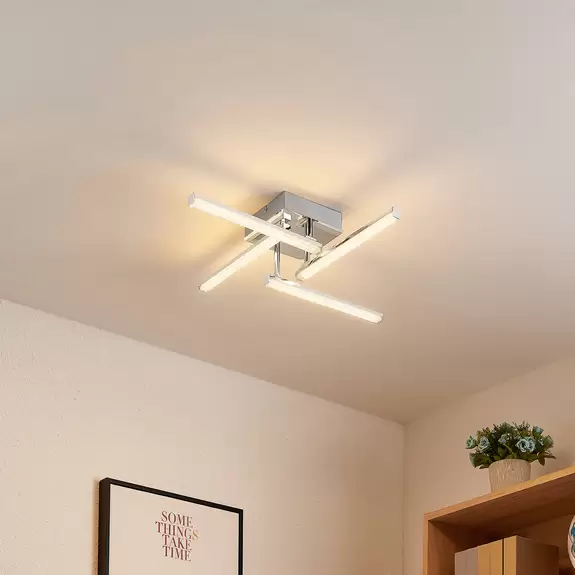 Lampenwelt Lindby Henos LED-Deckenleuchte, RGB-Farbwechsel Speichern exportieren