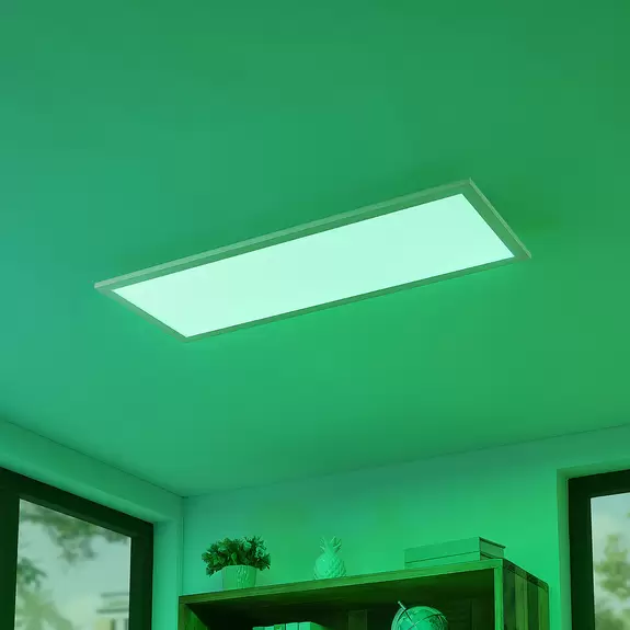 Lampenwelt Lindby Kjetil LED-Deckenpanel App RGB 80x 30 cm Limitierter Zeitrabatt