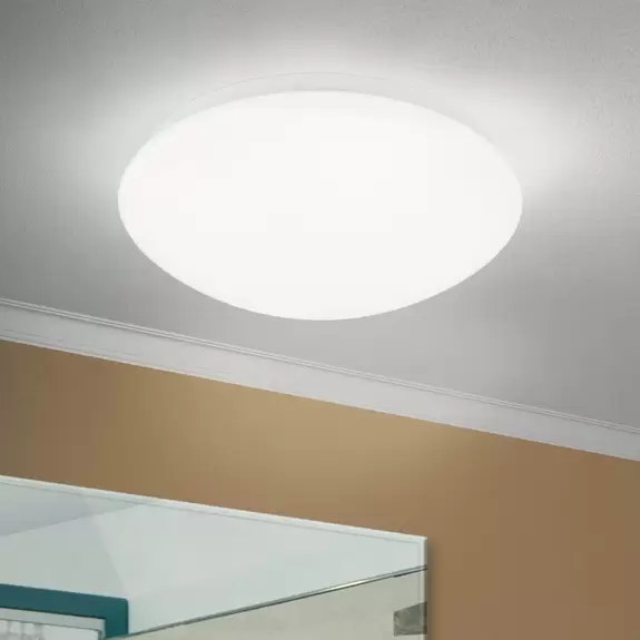 Lampenwelt LED-Deckenleuchte Nedo gewölbt, Ø 25 cm Vatertagsangebot