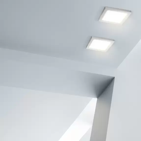 Lampenwelt LED-Panel Selesto, quadratisch, dimmbar, weiß Top Angebot