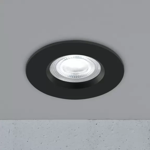 Lampenwelt LED-Einbauleuchte Don Smart, RGBW, schwarz Tiefpreis