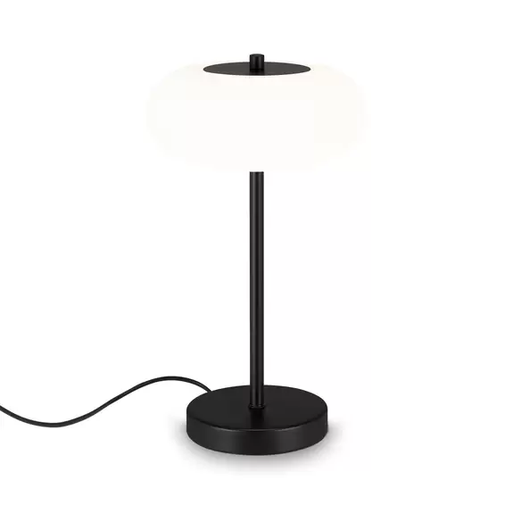 Lampenwelt LED-Tischleuchte Voco mit Touchdimmer, schwarz Sonderangebot der Fabrik