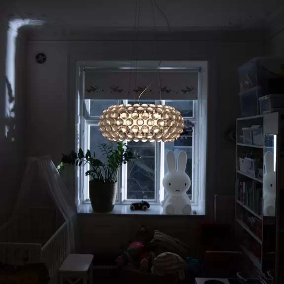 Lampenwelt Foscarini Caboche Plus media Pendellampe R7s, grau Günstig kaufen