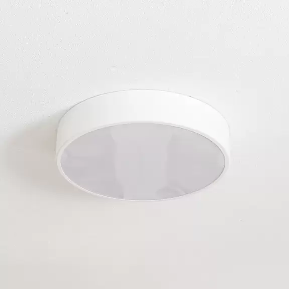 Lampenwelt Deckenleuchte Cleo 400, IP54, Ø 40 cm weiß Exklusive Angebote