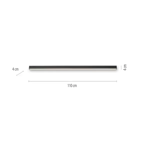 Lampenwelt PURE Lines LED-Deckenleuchte lang anthrazit Blitzangebot