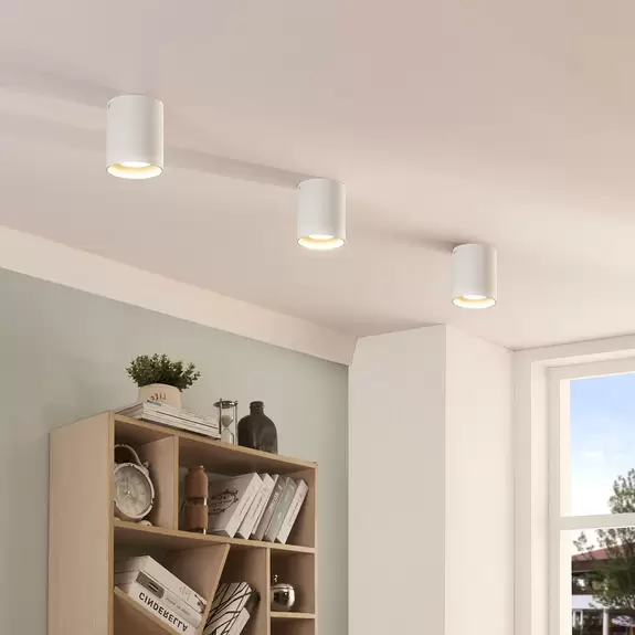 Lampenwelt Aufbau-Downlight Carson in Weiß Bestseller