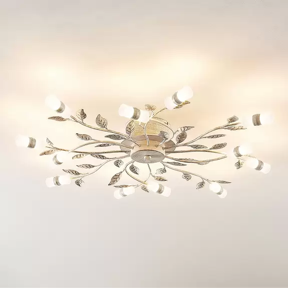 Lampenwelt Lindby Bolonia LED-Deckenleuchte, weiß Super Sparpreis