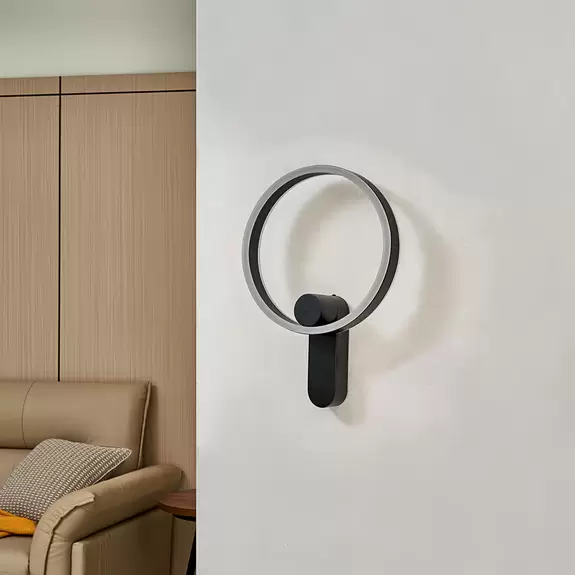 Lampenwelt Lucande LED-Wandlampe Yekta, direkt, schwarz, 18W Bis zu 60% Rabatt