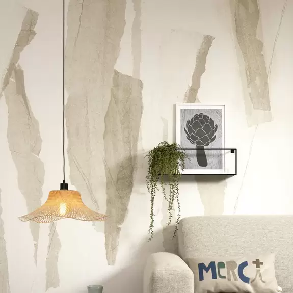 Lampenwelt GOOD & MOJO Ibiza Hängelampe Ø 50 cm natur Verkauf