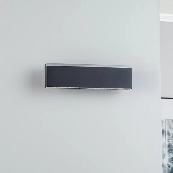 Lampenwelt Lucande Henner LED-Wandleuchte, schwarz, 30 cm Blitzverkäufe