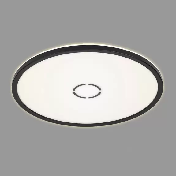 Lampenwelt LED-Deckenleuchte Free, Ø 42 cm, schwarz Kostenloser Versand
