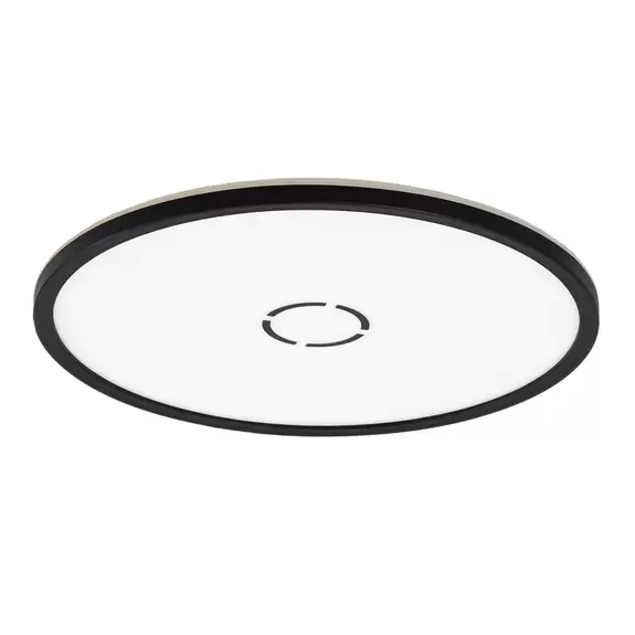 Lampenwelt LED-Deckenleuchte Free, Ø 42 cm, schwarz Kostenloser Versand