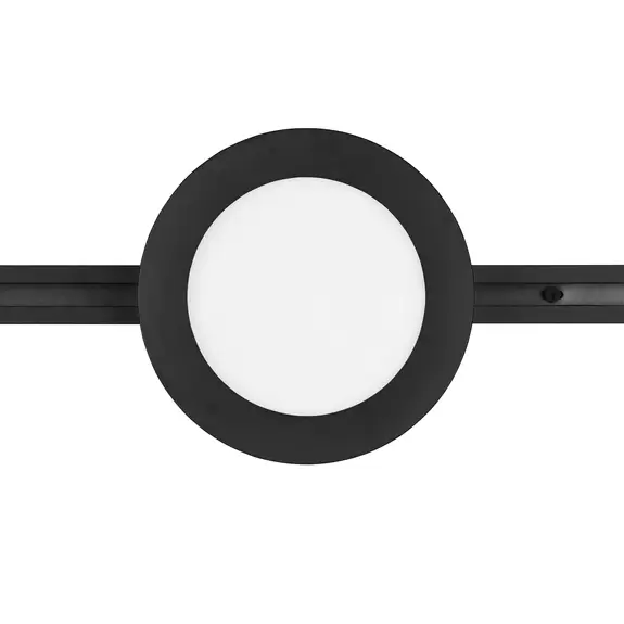 Lampenwelt LED-Deckenlampe Camillus DUOline, Ø 17 cm, schwarz Muttertagsangebot