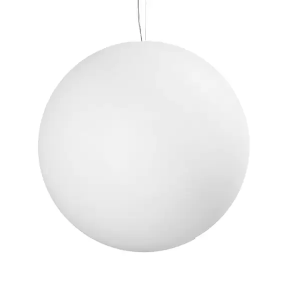Lampenwelt Hängeleuchte Oh weiß 38 cm Große Rabatte