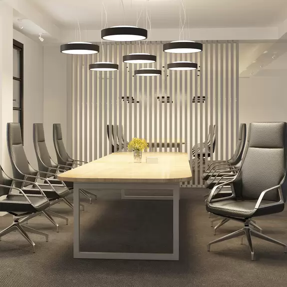 Lampenwelt Arcchio Vanida LED-Pendellampe, schwarz, 40 cm Begrenzte Freigabe