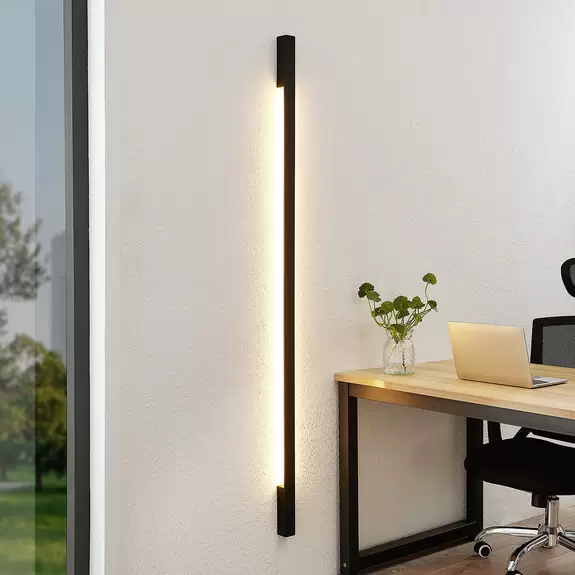 Lampenwelt Arcchio Ivano LED-Wandleuchte, 170 cm, schwarz Zeitbegrenzte Promotion