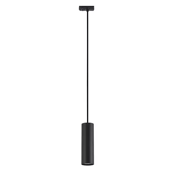 Lampenwelt Lindby Pendellampe Linaro, 20 cm, schwarz, 1-Phasen, Ø 6 cm Limitierter Zeitrabatt