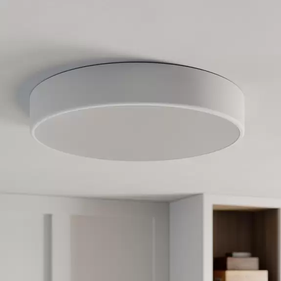 Lampenwelt Deckenleuchte Cleo, Ø 50 cm, weiß Fabrik Onlineshop
