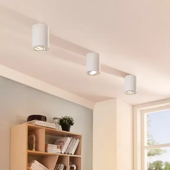 Lampenwelt Arcchio Deckenspot Jolina, rund, weiß, 2er-Set, Aluminium Online Shopping