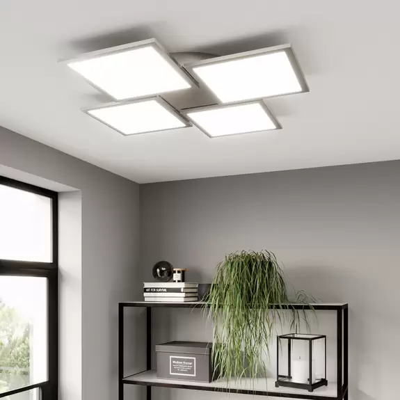 Lampenwelt LED-Deckenleuchte Ilira, dimmbar, CCT, 4-flammig Exklusivangebot