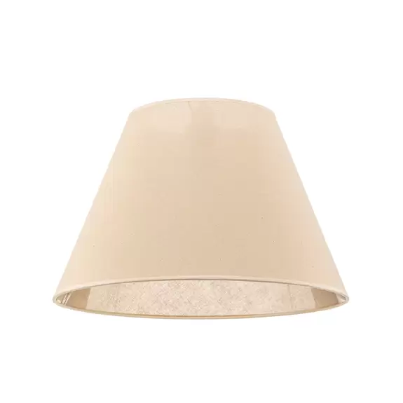 Lampenwelt Lampenschirm Anna, für Hängeleuchten, beige Kostenlose Rückgabe